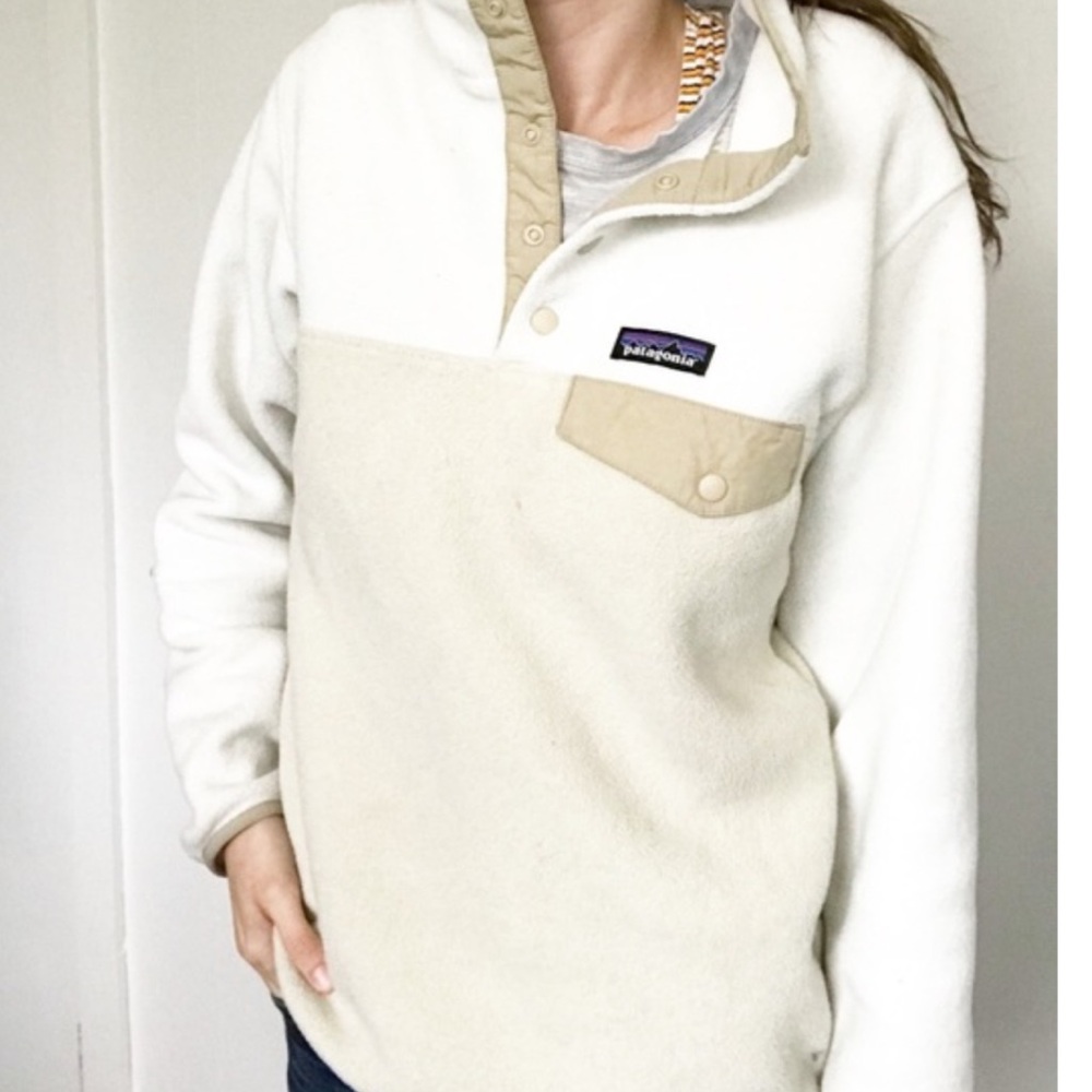 Patagonia Synchilla Cream Tan Fleece